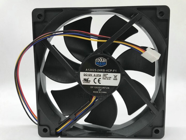 Cooler Master A12025-24RB-4CP-F1 12V 0.37A 12CM 12025 120mm 4-wire chassis fan 4