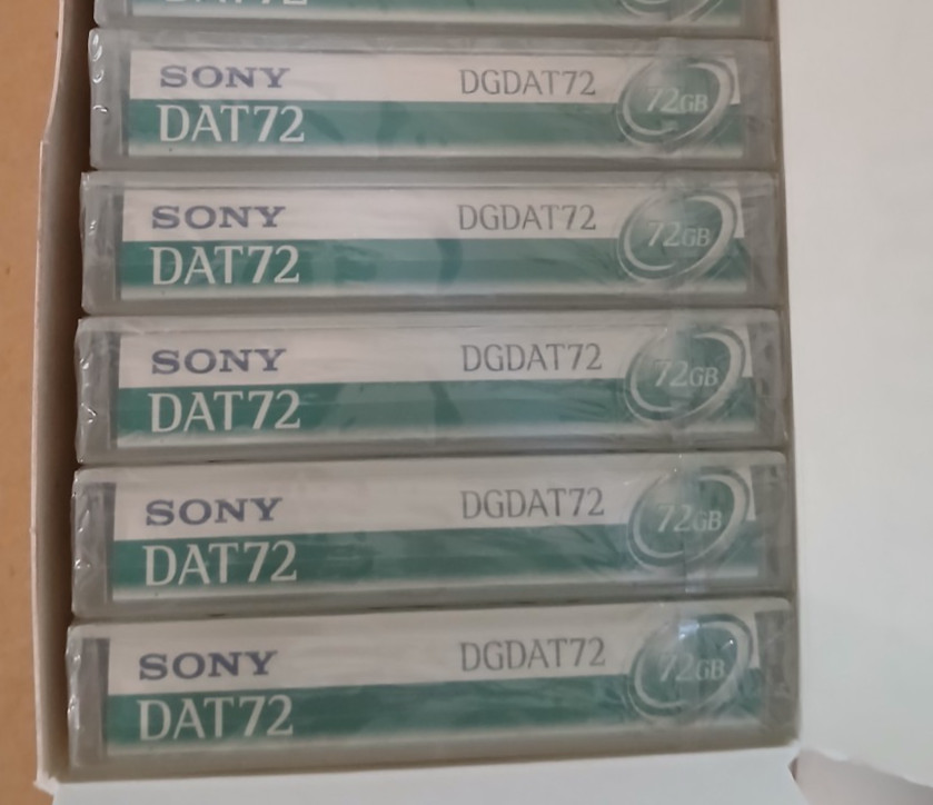5 pack NEW factory sealed P/N DGDAT72 Sony DAT72 36/72GB Data Tape Cartridge