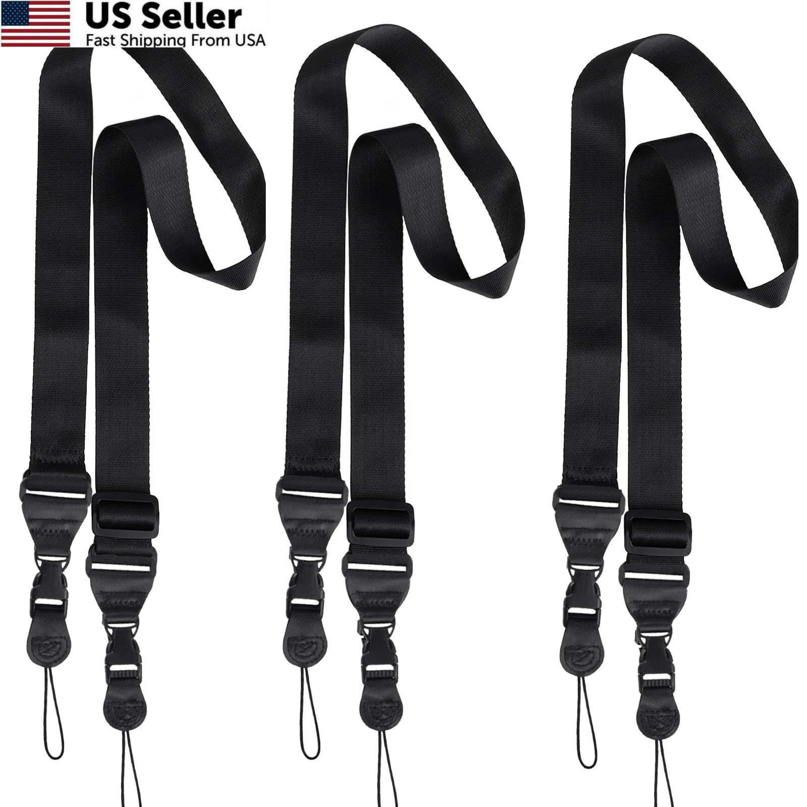 AMFUN 3 PACK Adjustable Shoulder Strap, Durable Nylon 24*12*2.2 cm, 3 Pack