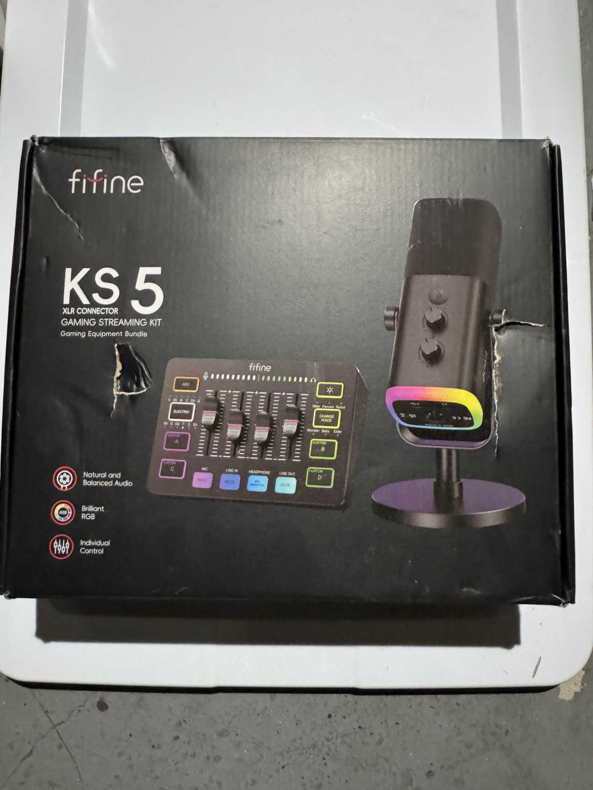 Fifine KS 5 XLR Connector Gaming Streaming Kit Gaming Equipment Bundle