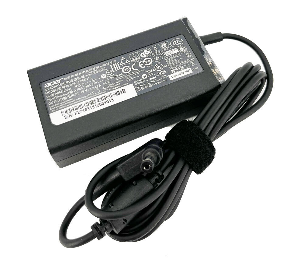 19V 3.42A 65W AC Adapter Charger For Acer Extensa 6600 7230E 7630Z 2600 3100