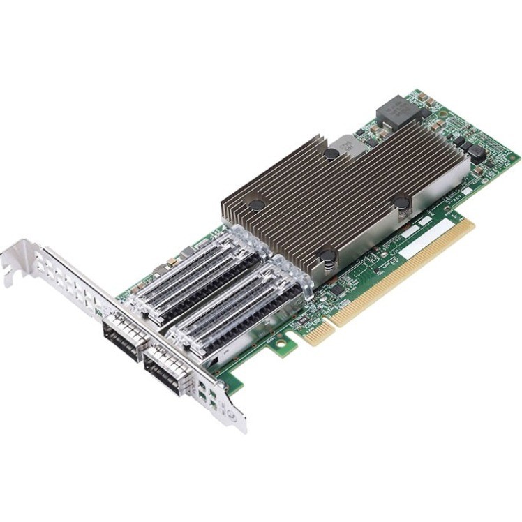 Broadcom BCM957508P2100G 2x100G PCIe NIC QSFP56 Network Card