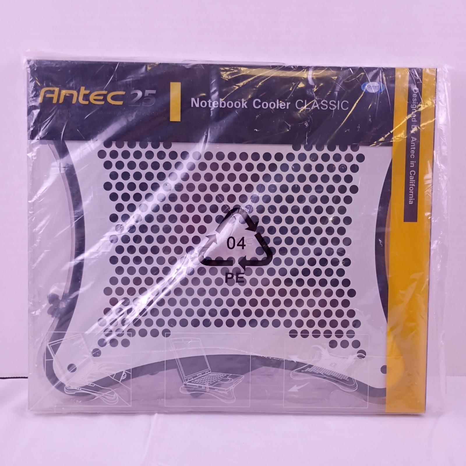 ​Antec 25 Notebook Cooler Classic Quiet Computing USB-Powered New and Sealed