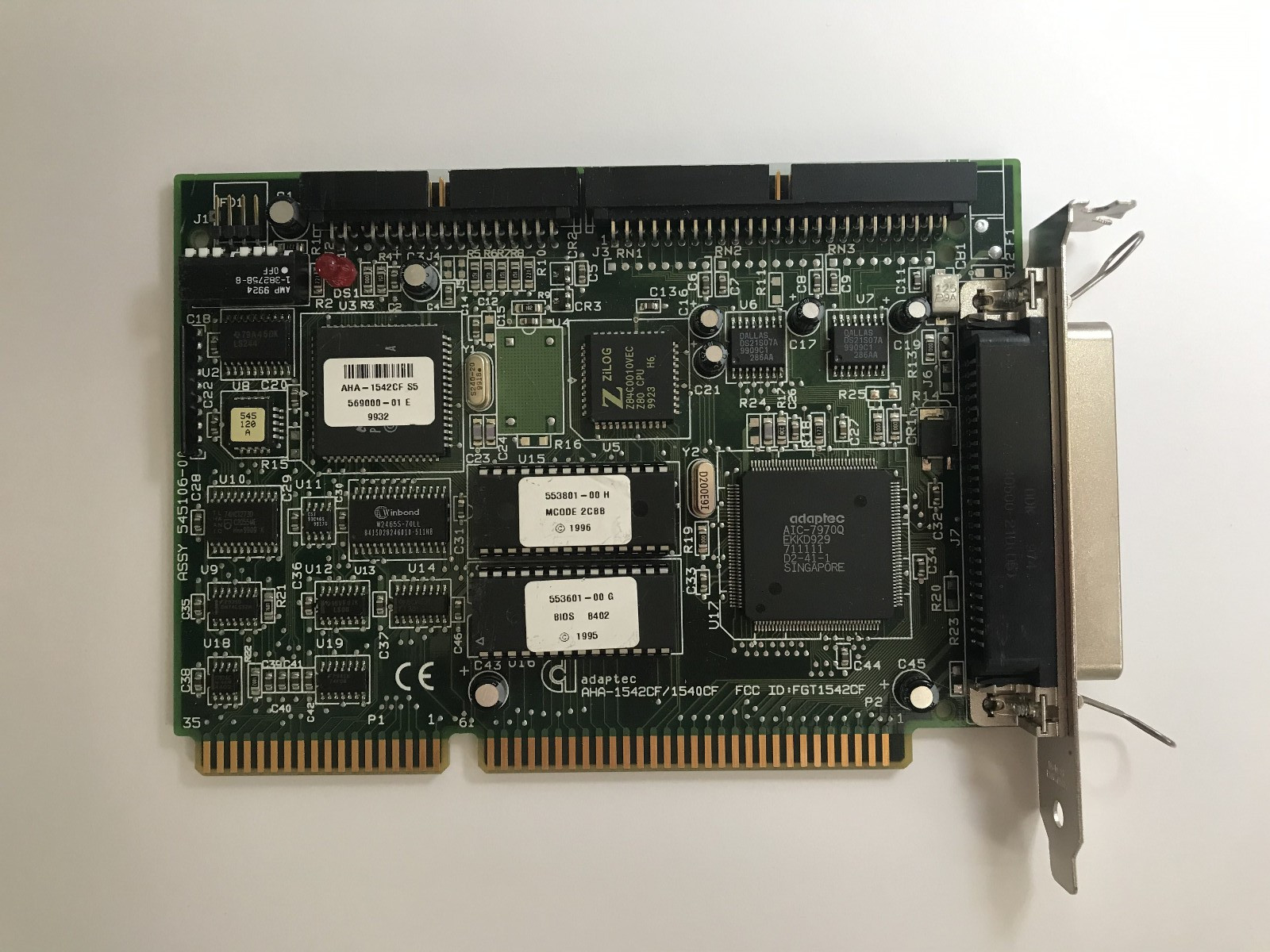 Adaptec AHA-1542CF/1540CF 545106-00 16-Bit ISA SCSI Adapter Card