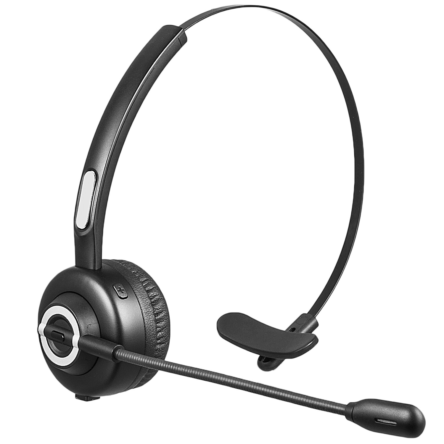 Wireless Headset Mic Bluetooth Noise Cancelling Trucker Home Office Headphones