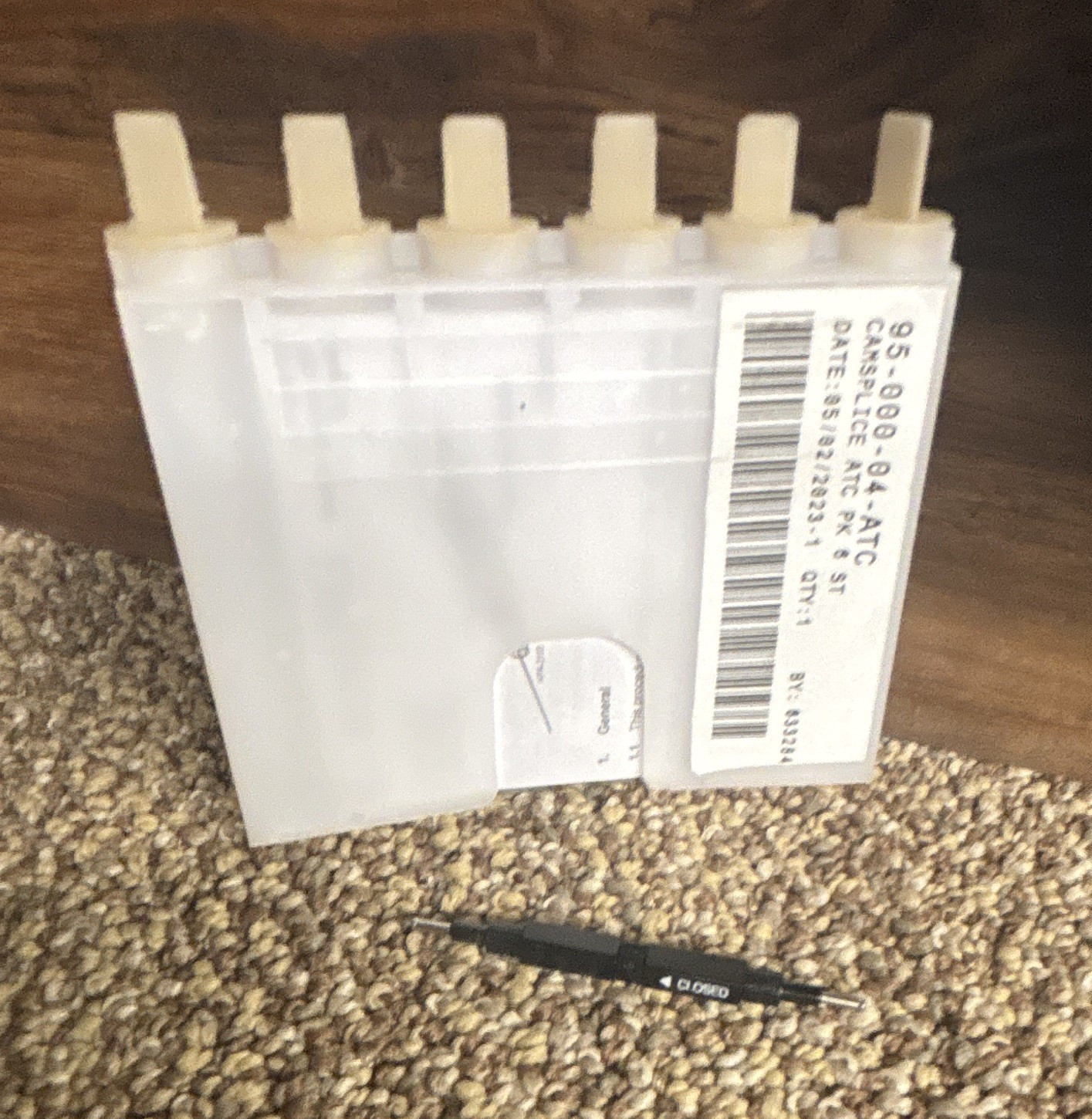 Corning CamSplice 95-000-04-ATC Antitorsion Mechanical Fiber Splice 6-Pack NEW