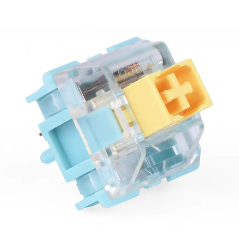 Hand Lubed/Filmed Epomaker Sea Salt Silent Linear Mechanical Switches (110Ct)