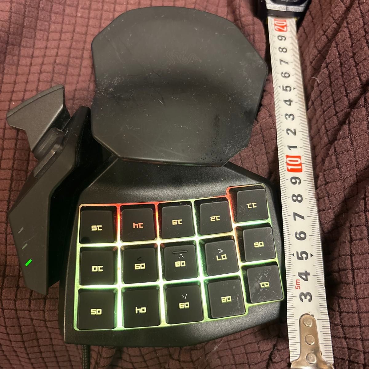 Razer Orbweaver Chroma Multi Lighting Mechanical for Left Hand Keypad Tested