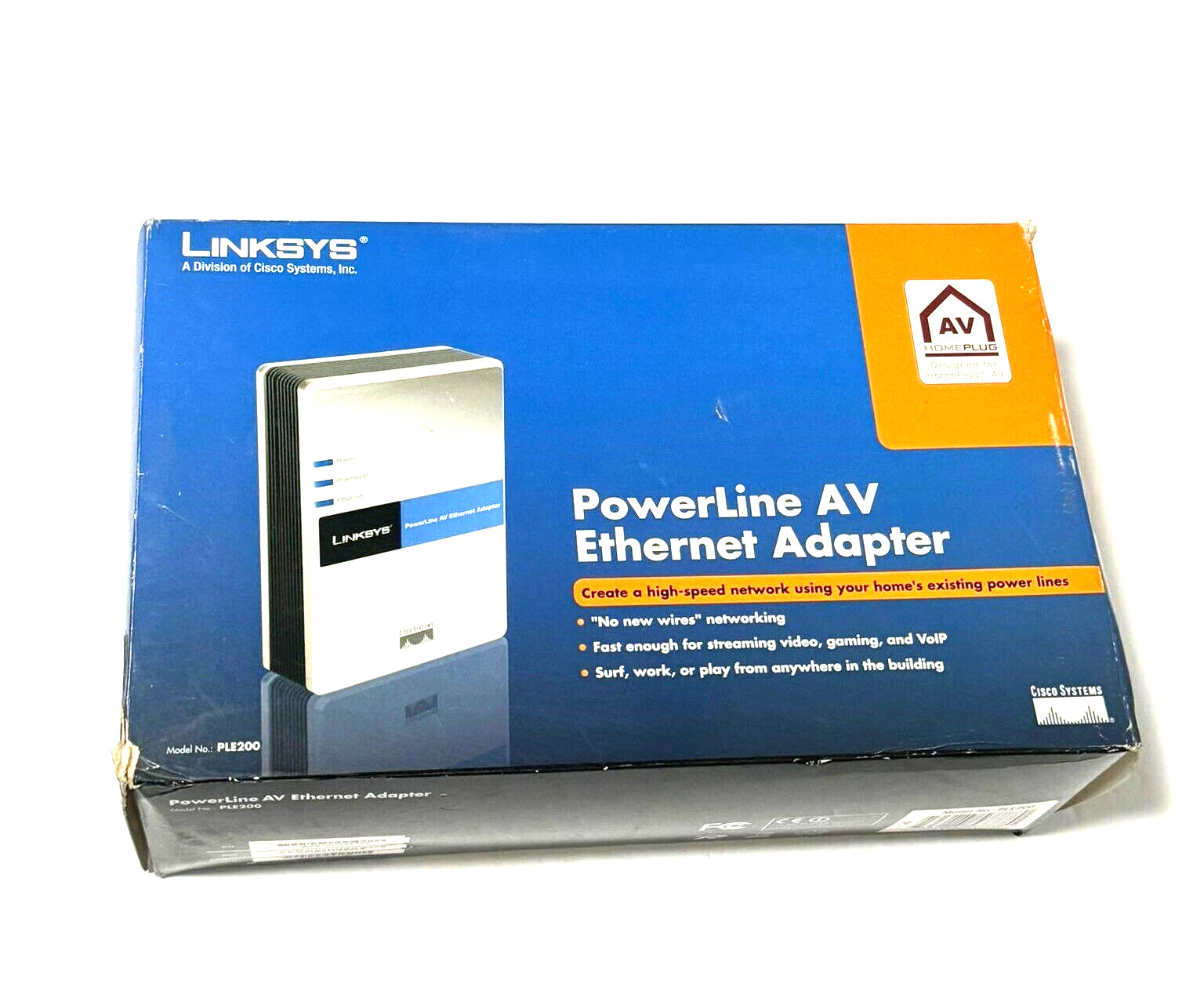 Linksys Power Line Av Ethernet Adapter PLE200