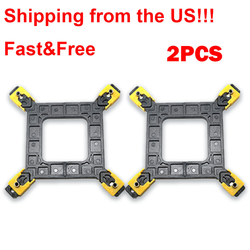 2/4/10pcs Backplane Bracket for CPU Cooling Fan for Intel 775 1366 1155 USA
