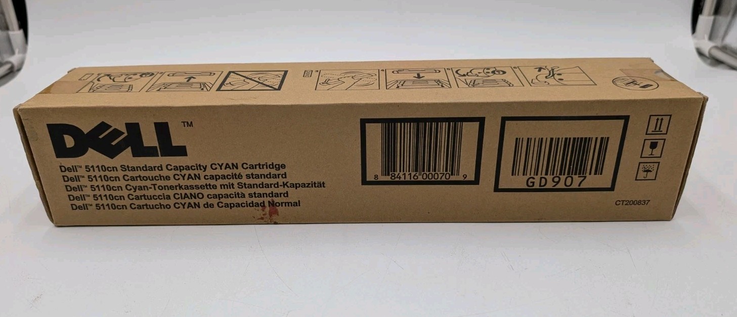 New Dell 5110cn Cyan Cartridge GD907  CT200837