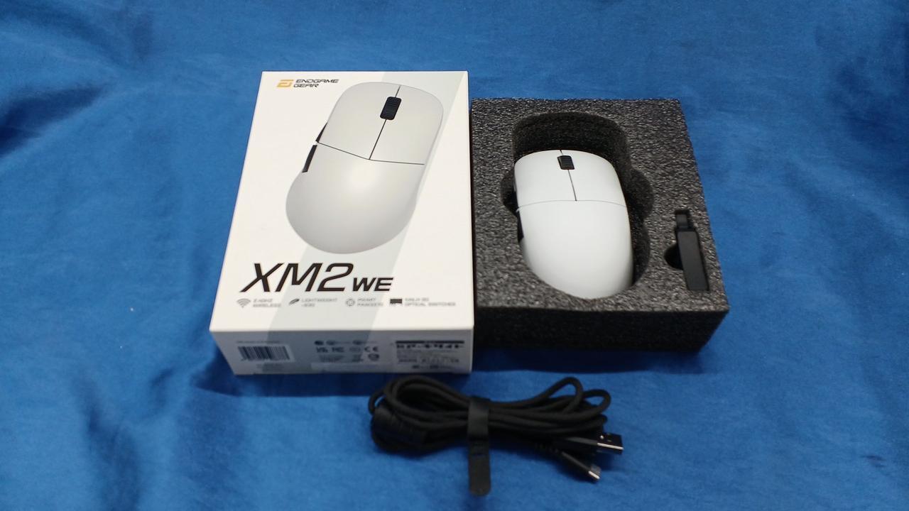 ENDGAME GEAR XM2WE Wireless Gaming Mouse White Good Condition Used