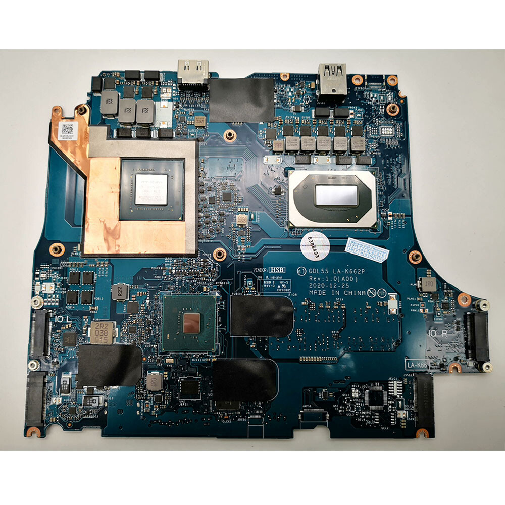For Dell G15 5510 i5-10200H GTX1650 4GB Laptop Motherboard LA-K662P 0983D5 983D5