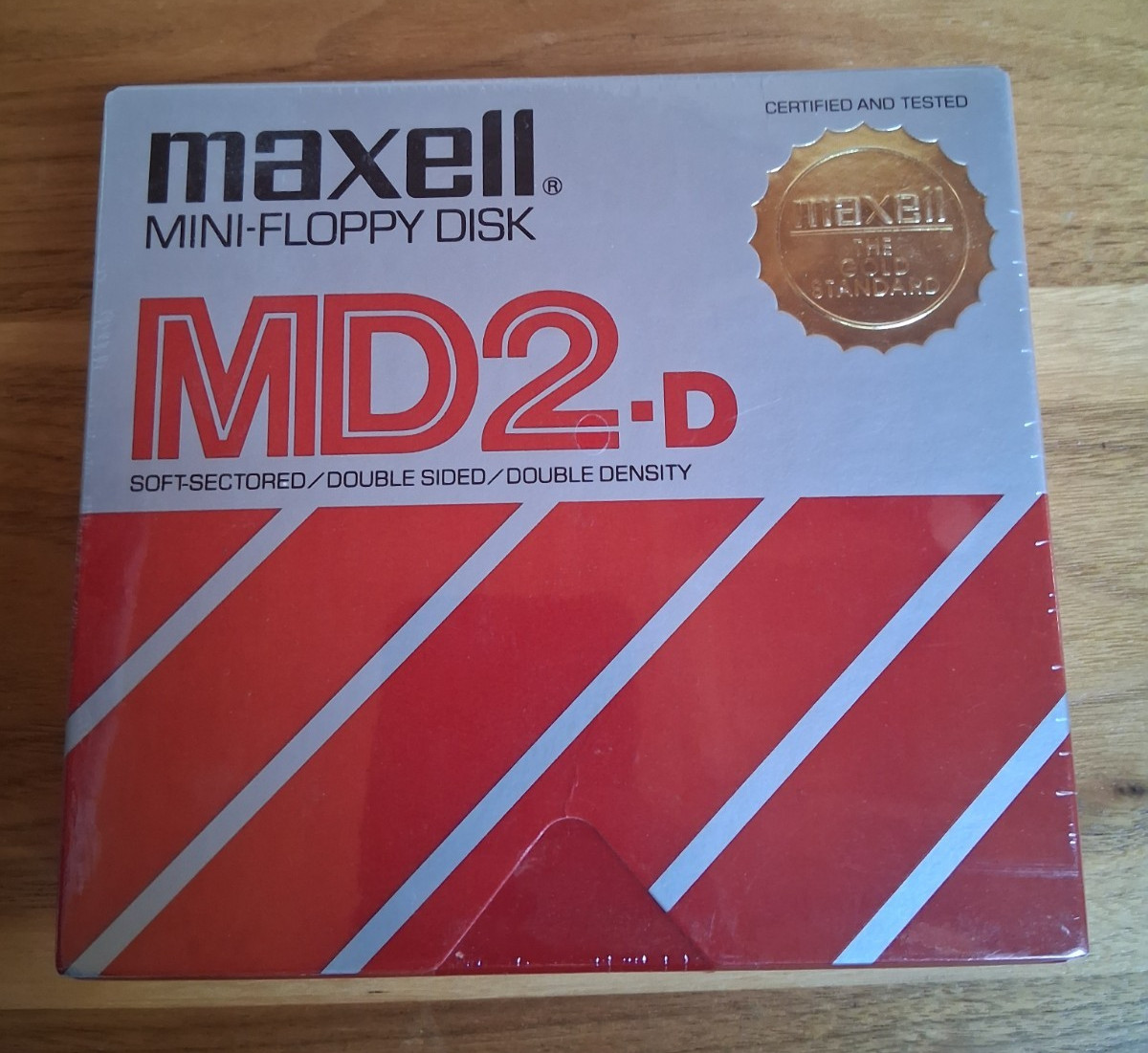 10 Pack Maxell 5 1/4 inch Mini-Floppy Disk MD2-D Factory Sealed