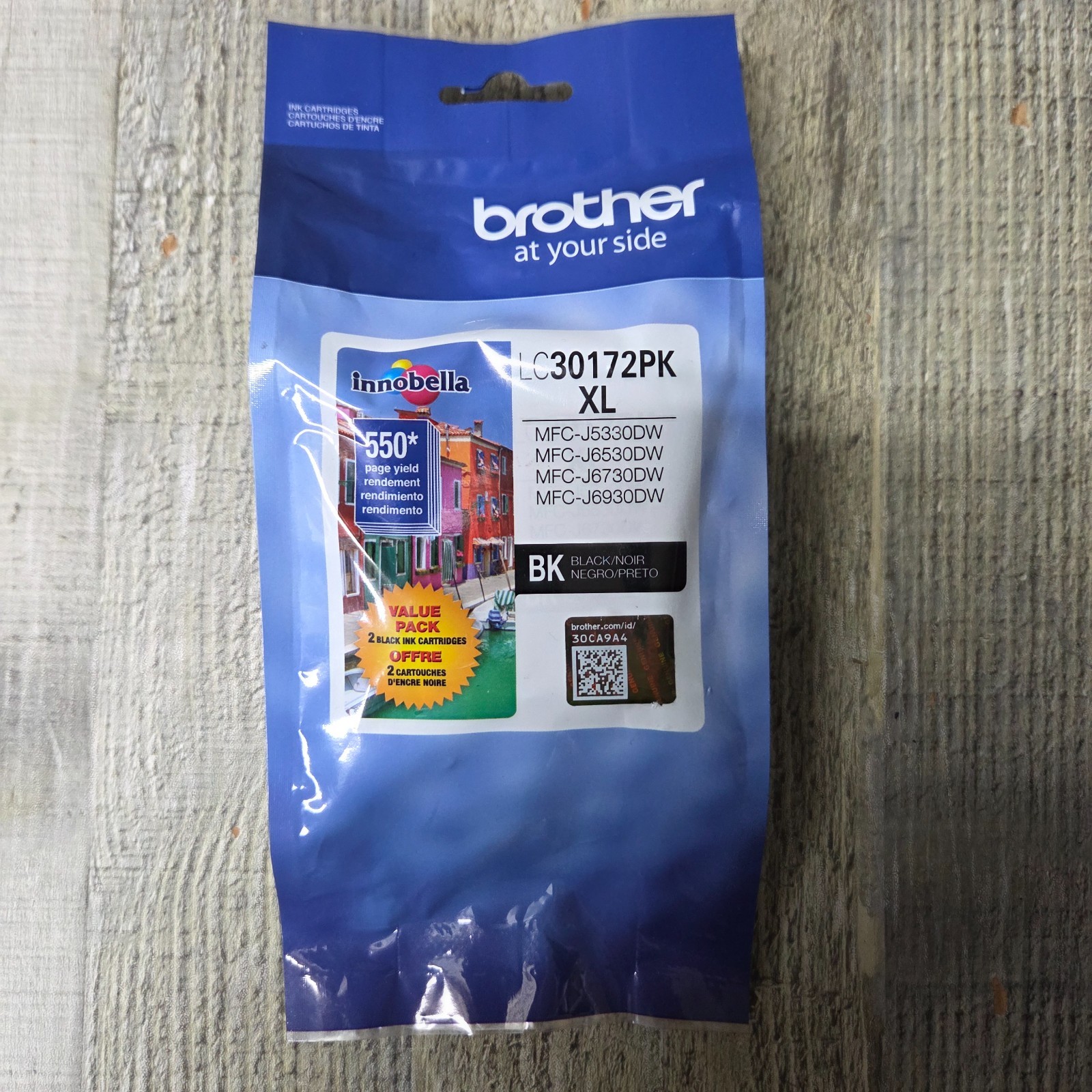 Brother LC30173PK Multi-Color Ink Cartridges Pack Black Ink SEALED