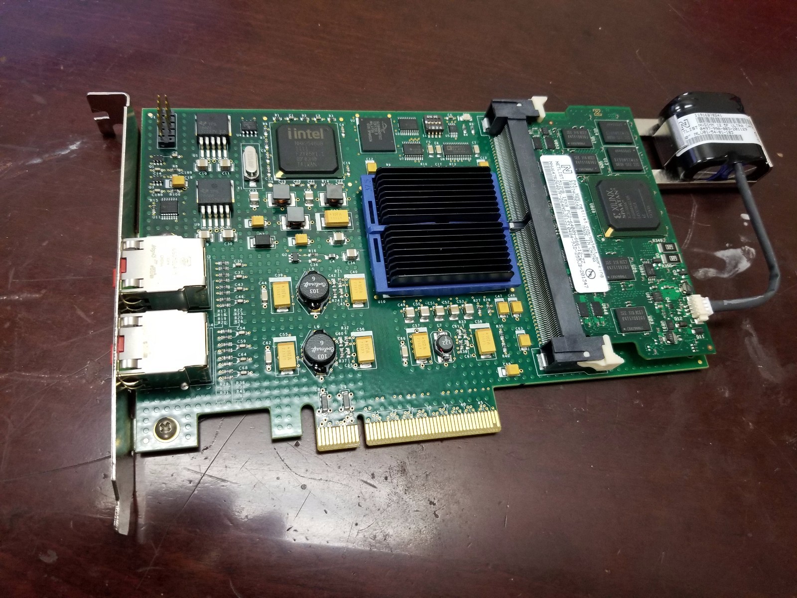 DELL 69TRR CT‑030 Dual Port PCI-e RAID Controller Card 512MB with BBU Battery