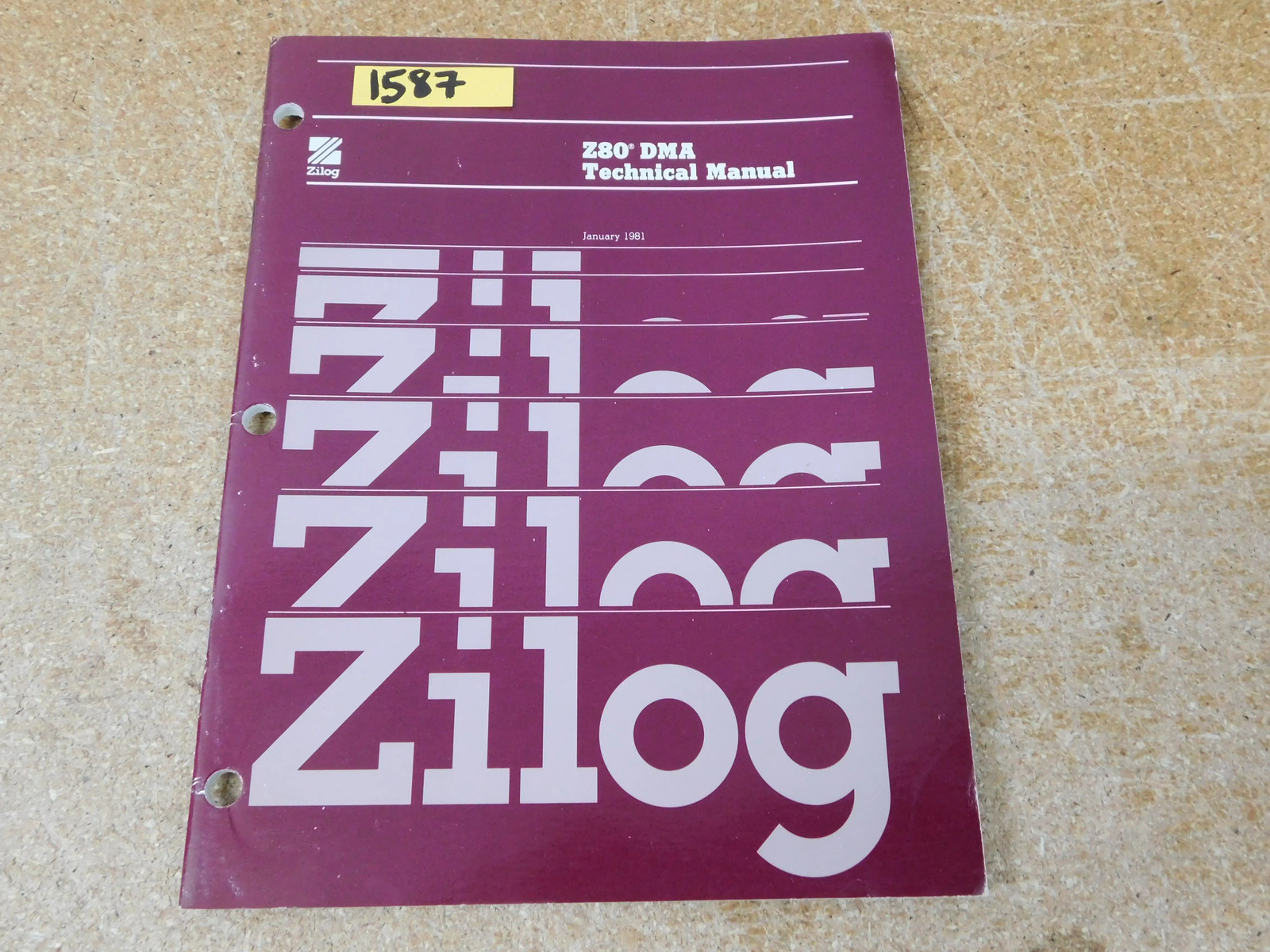 Zilog Z80 Vintage Computer DMA Technical Manual January 1981 (original)