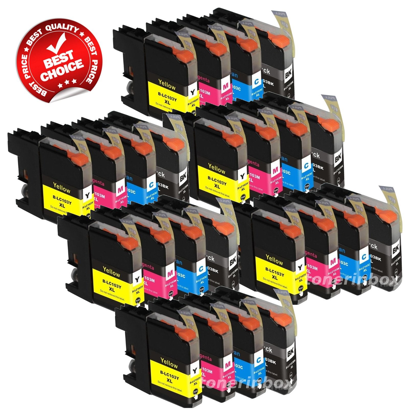 24 PK LC103XL Ink Cartridge Works  For LC-103 MFC-J470DW MFC-J475DW MFC-J870DW