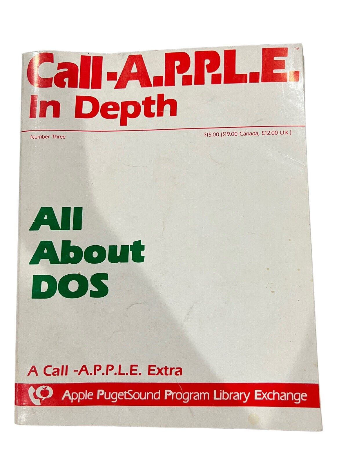 All About Applesoft Call-A.P.P.L.E In Depth Number Three - 288 Pages Vintage
