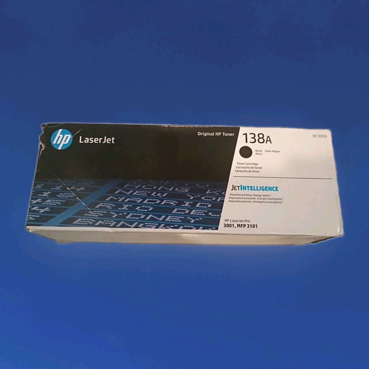 HP 138A W1380A Black Original LaserJet Toner Cartridge for MFP 3101 BAD BOX