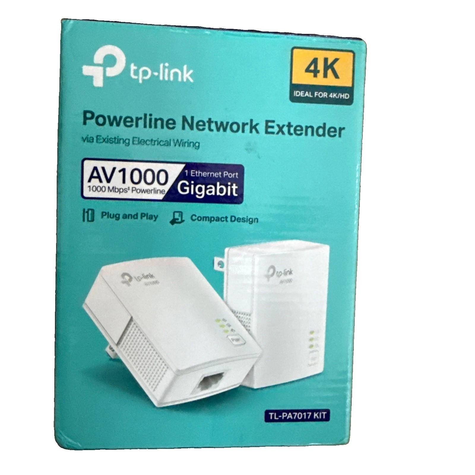 TP-Link AV1000 Gigabit Powerline Starter Kit (TL-PA7017 KIT)