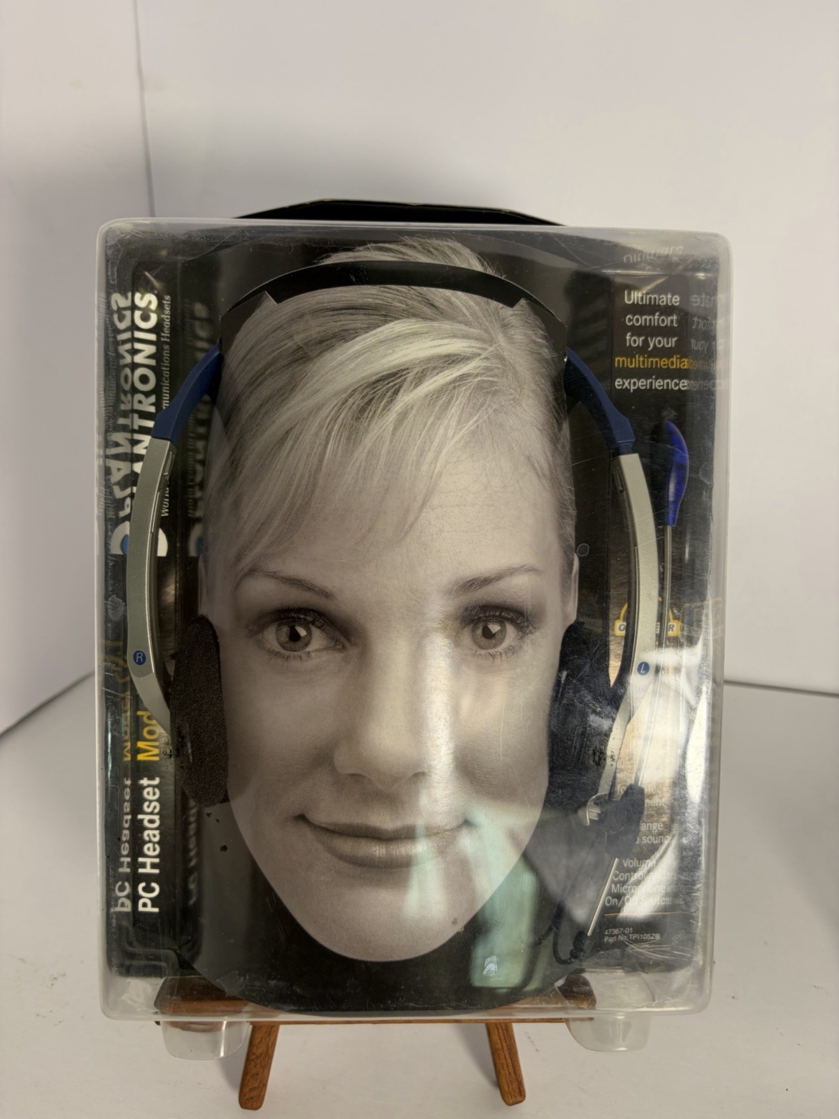 Plantronics LS1 PC Headset Stereo Microphone Vintage Retro New Sealed 47368-01 