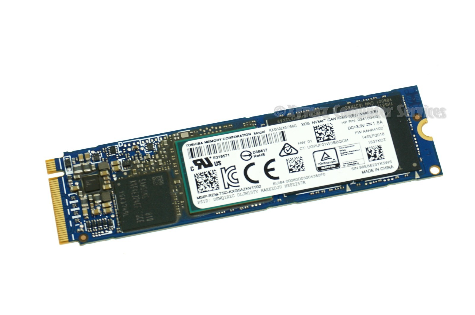 KXG50ZNV256G GENUINE HP HD SSD 256GB 13-AP 13-AP0046TU (CA28)