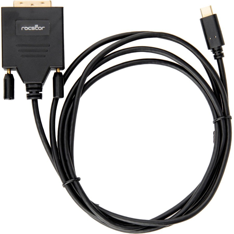Rocstor Premium USB-C to DVI Cable 6 ft / 2m