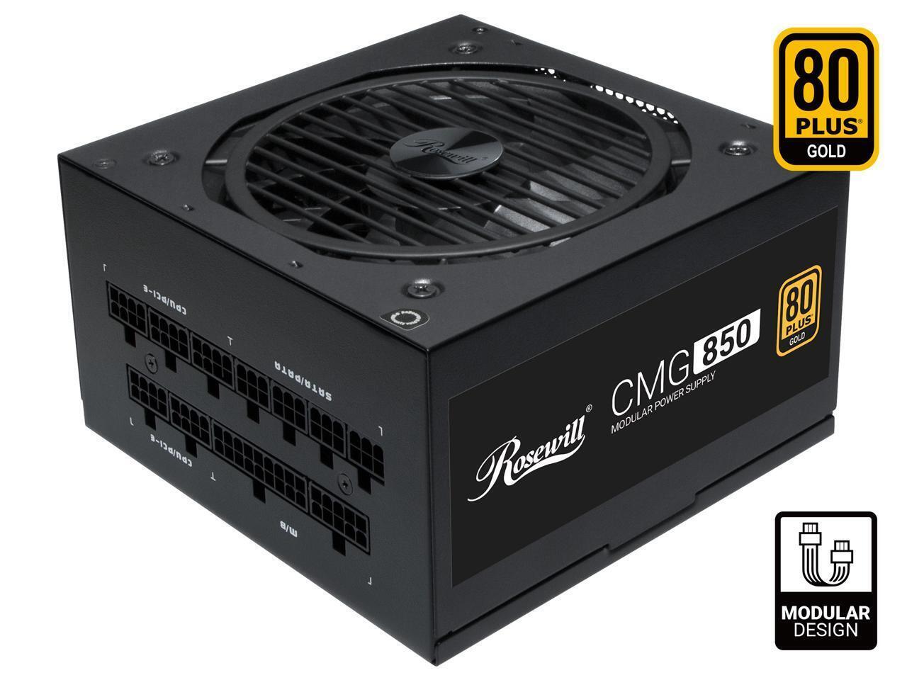 Rosewill CMG Series, CMG850, 850W Fully Modular Power Supply, 80 PLUS GOLD Certi