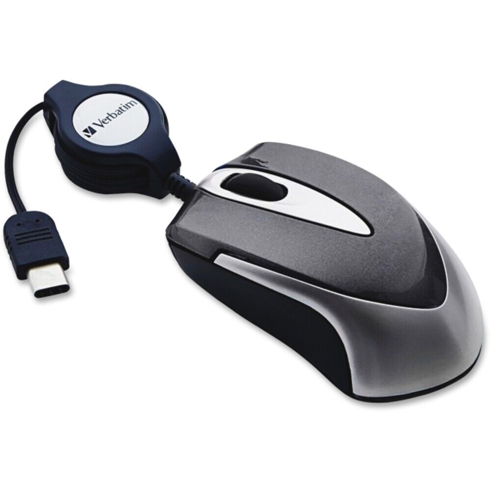 Verbatim Mini Travel USB-C Optical Mouse - Black (99235)
