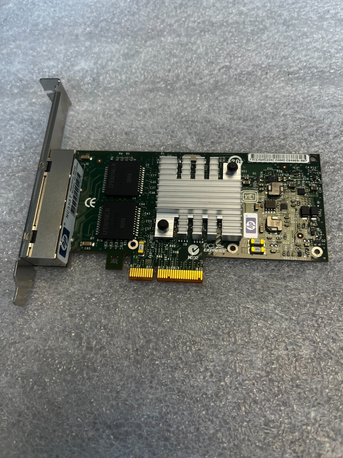 HP 593743-001 NC365T 4 Port NIC Standard Profile 593743-001 
