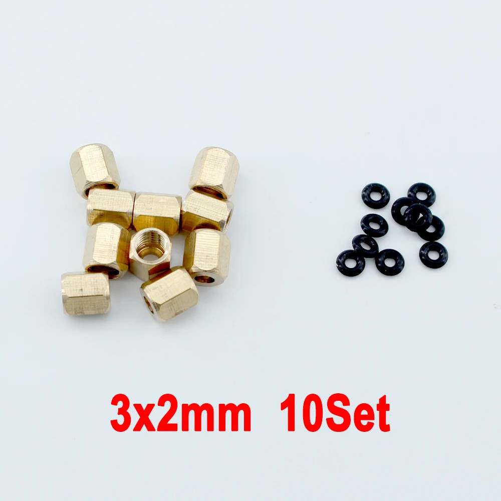 DX4 DX5 DX7 4720 XP600 TX800 i3200 Copper Screw O Ring with 4*3mm 3*2mm Ink Tube