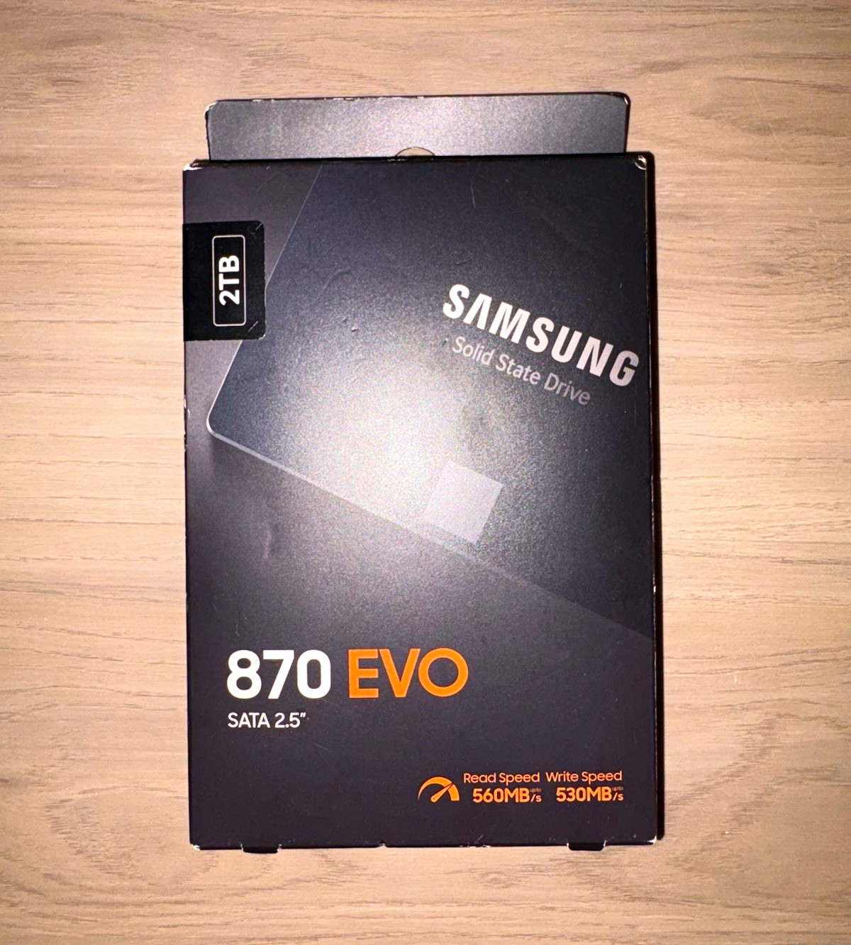 Samsung 870 EVO 2TB 2.5 in SATA Internal SSD Black for Laptop PC MZ-77E2T0B/AM
