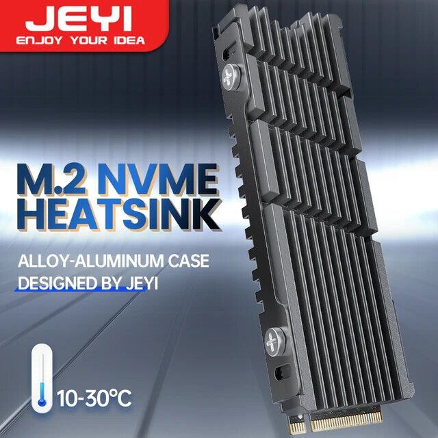 JEYI Cooler II M.2 NVME Radiator Patented Design Magnesium Aluminum Alloy 
