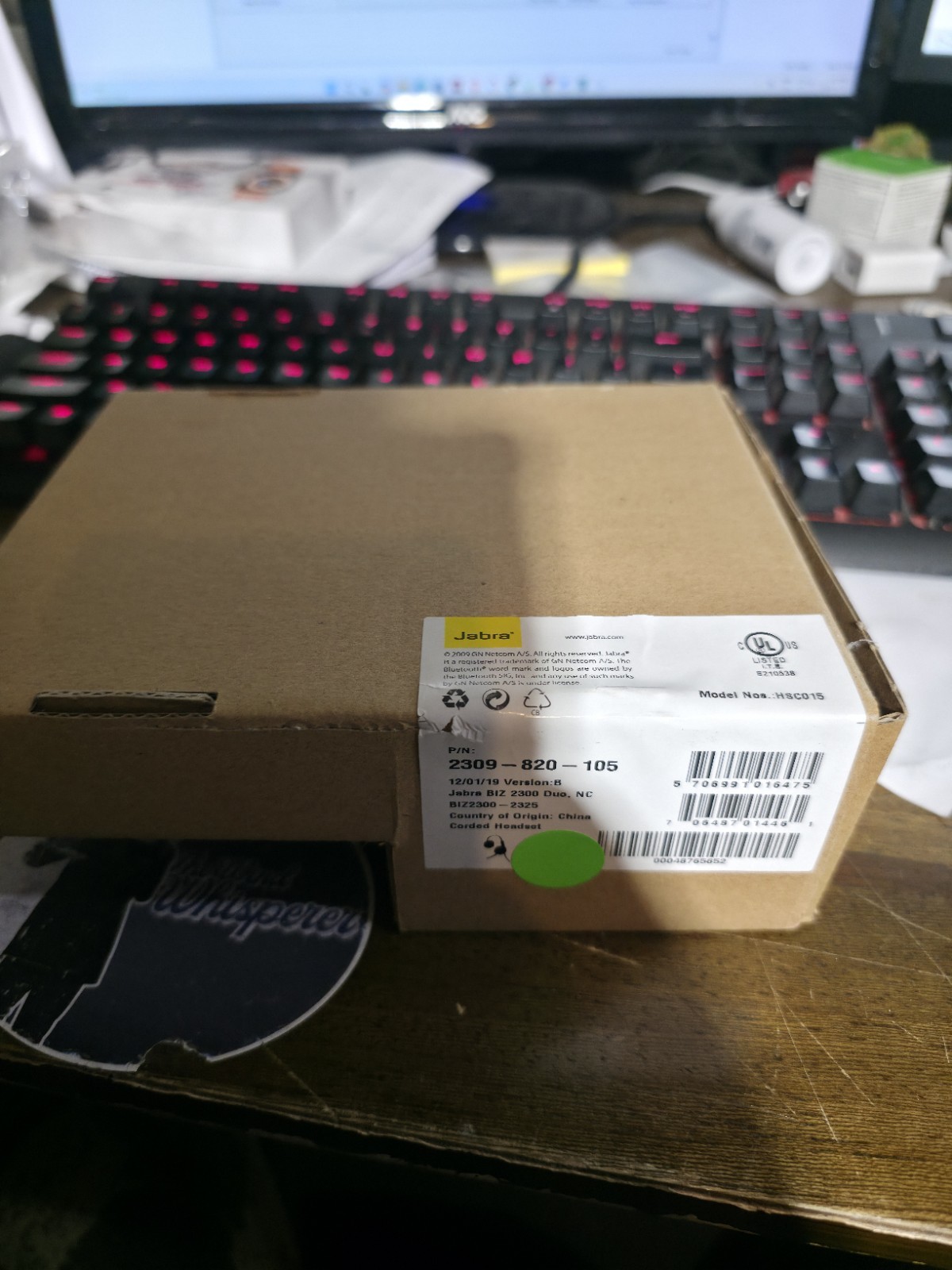 Jabra 2309-820-105 BIZ 2300 QD Headset, Black new in box