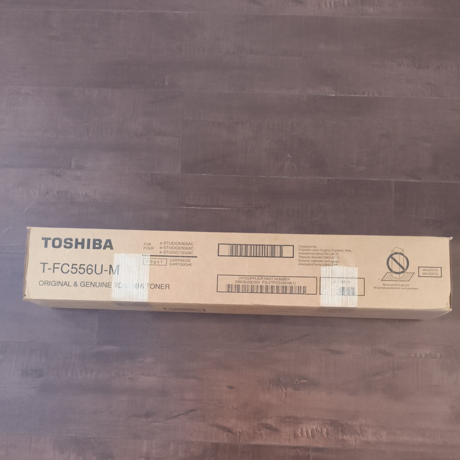 TOSHIBA T-FC556U-M Magenta Toner Cartridge Genuine OEM Original New
