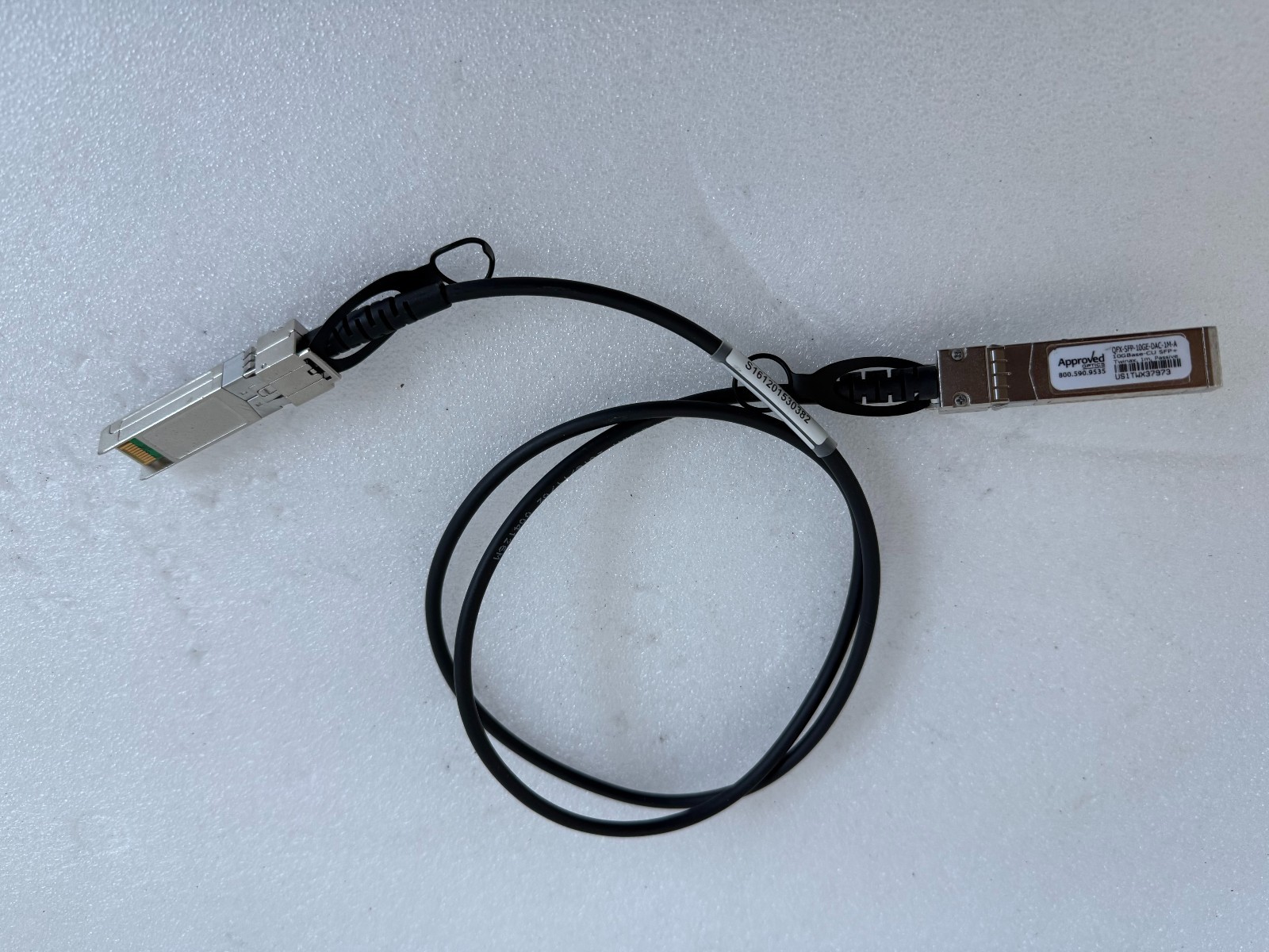Approved Optics QFX-SFP-10GE-DAC-1M-A 10G SFP+ Twinax DAC Cable 1m Juniper Compa