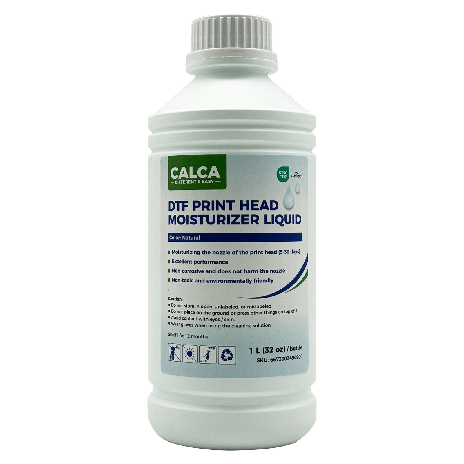Local Pick-up 1L 32 oz Bottle CALCA DTF Printhead Moisturizing Liquid.