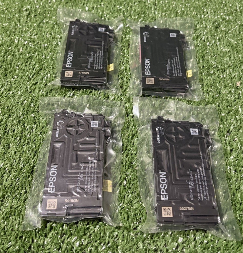 Epson Genuine Lot Of 4 822XL Black Ink 822 Mag Cartridge T822XL120-S New No Box