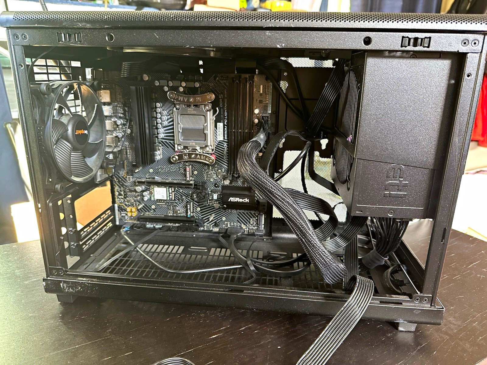 AaCustom Gaming PC Parts Lot – ASRock B650M, Lian Li PSU, Thermalright + Extras