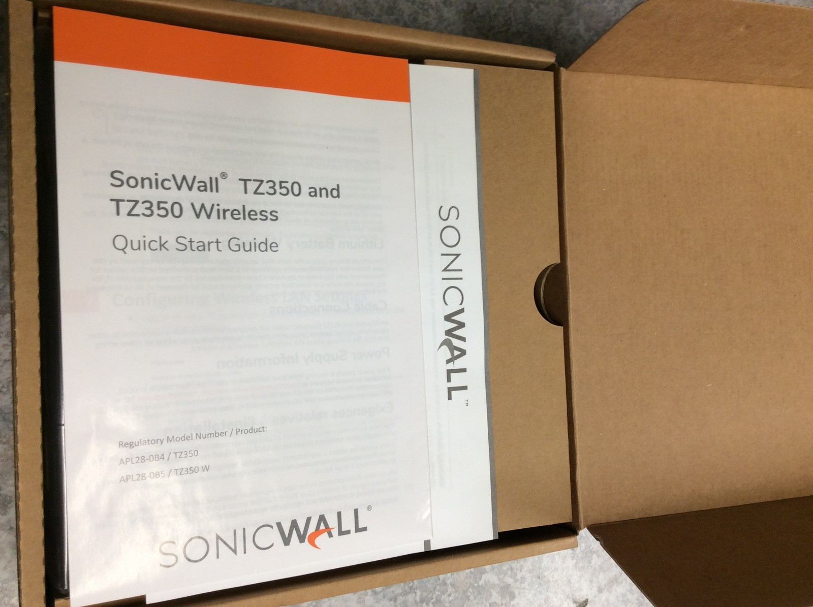 SonicWall TZ350 Network Security Firewall (02-SSC-1851) - NEW