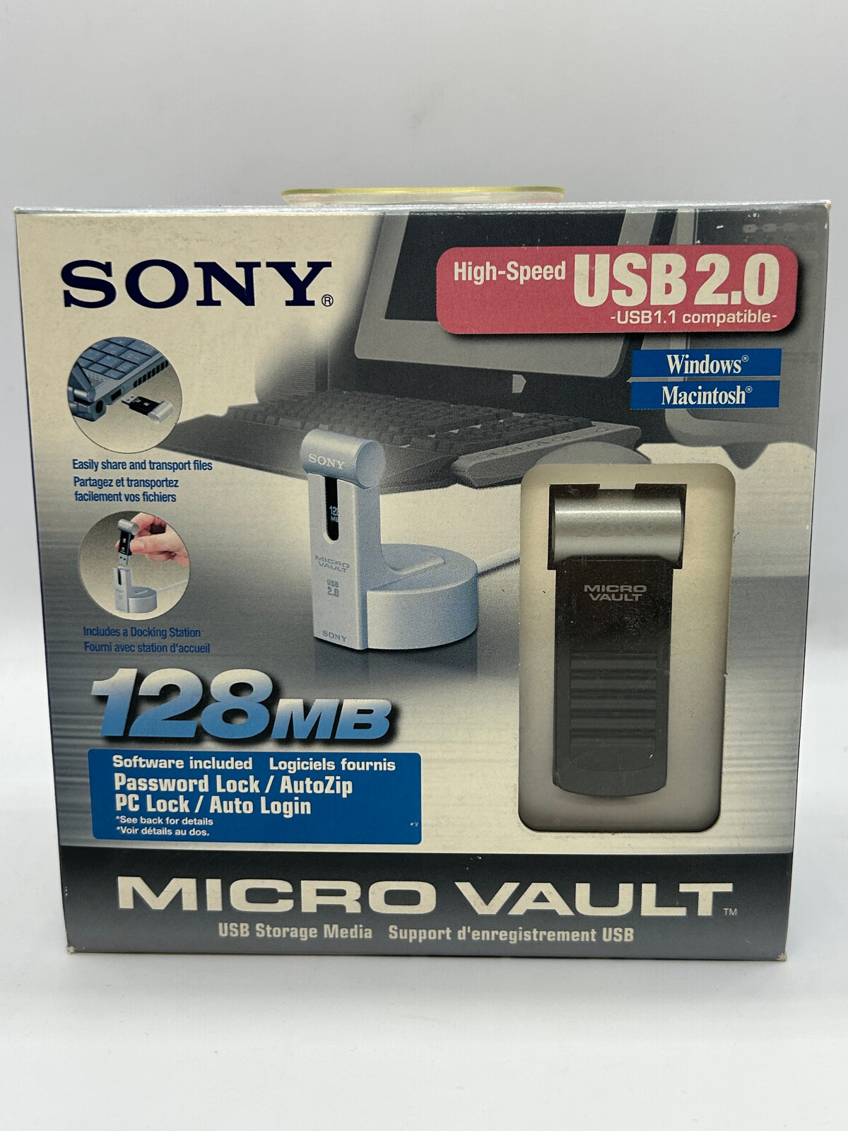 Sony MicroVault 128MB USB Storage (USM128S)