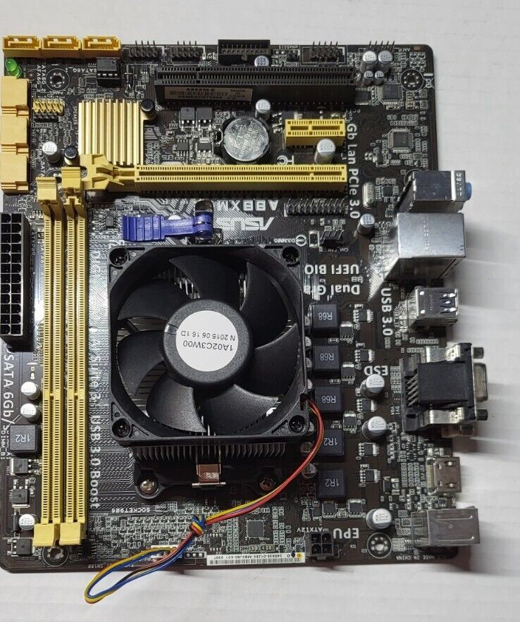 ASUS A88XM-E DDR3 FM2+ Motherboard With AMD Athlon X4 860K CPU & Cooler 