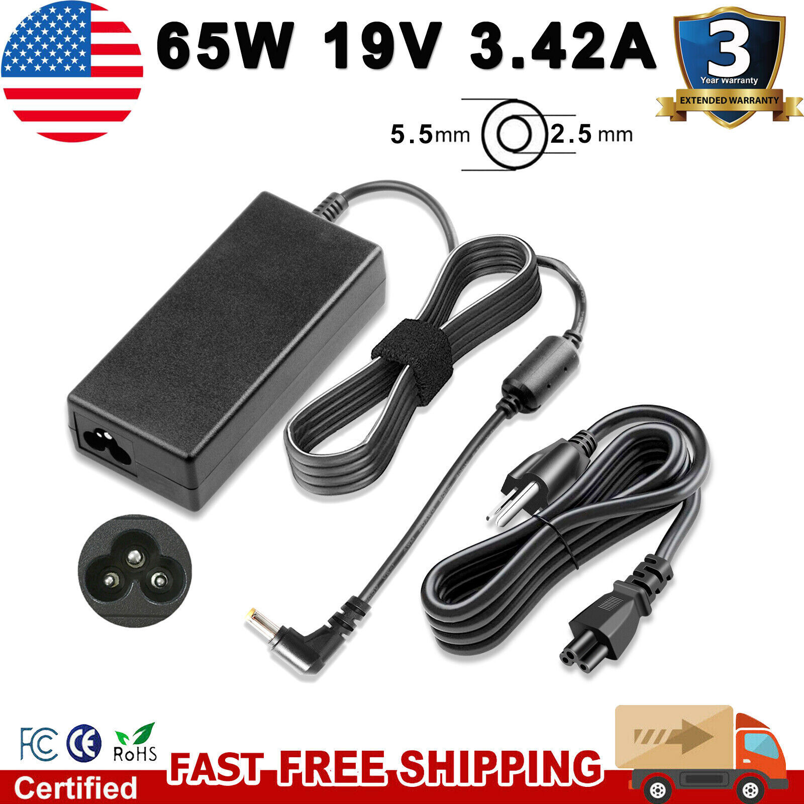 19V AC DC Adapter Charger for JBL Xtreme Xtreme 2 Portable Wireless Speaker Cord