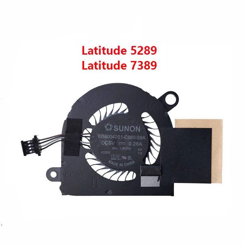 New Original CPU Cooling Fan FOR DELL Latitude 5289 7389 P29S EG50040S1-C880-S9A