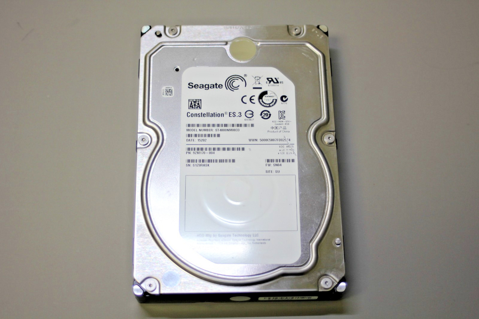 9ZM170-004 Seagate 4TB 3.5" SATA Hard Drive HDD ST4000NM0033 (100% Health)