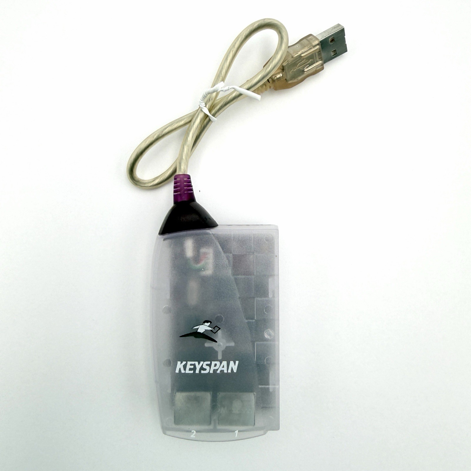 Genuine Rare Keyspan USA-28X B Twin Serial Adapter for Mac USB to 2 Mini-DIN