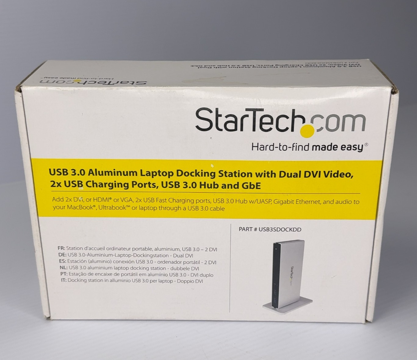 NEW StarTech Dual-Monitor USB 3.0 Docking Station with DVI and Vertical Stand