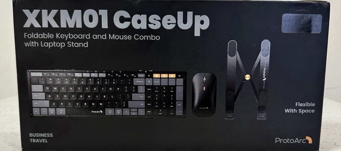 ProtoArc XKM01 CaseUp Foldable Keyboard, Mouse And Stand