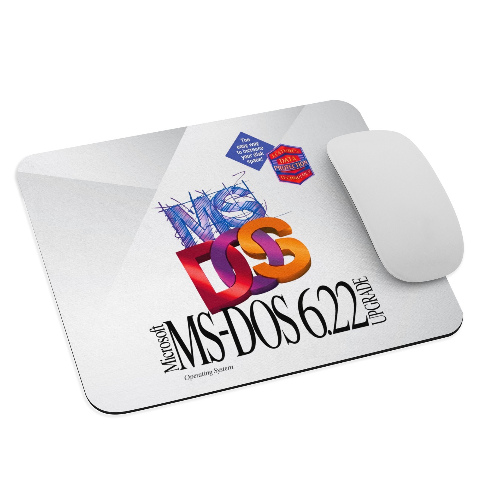 Retro MS-DOS 6.22 Mouse Pad Vintage Tech 90s PC Gamer Geek 9.5" x 7.75"